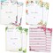 Calendar Sticky Notes for Monthly, Weekly, and Daily in Floral Print (8 Pack)